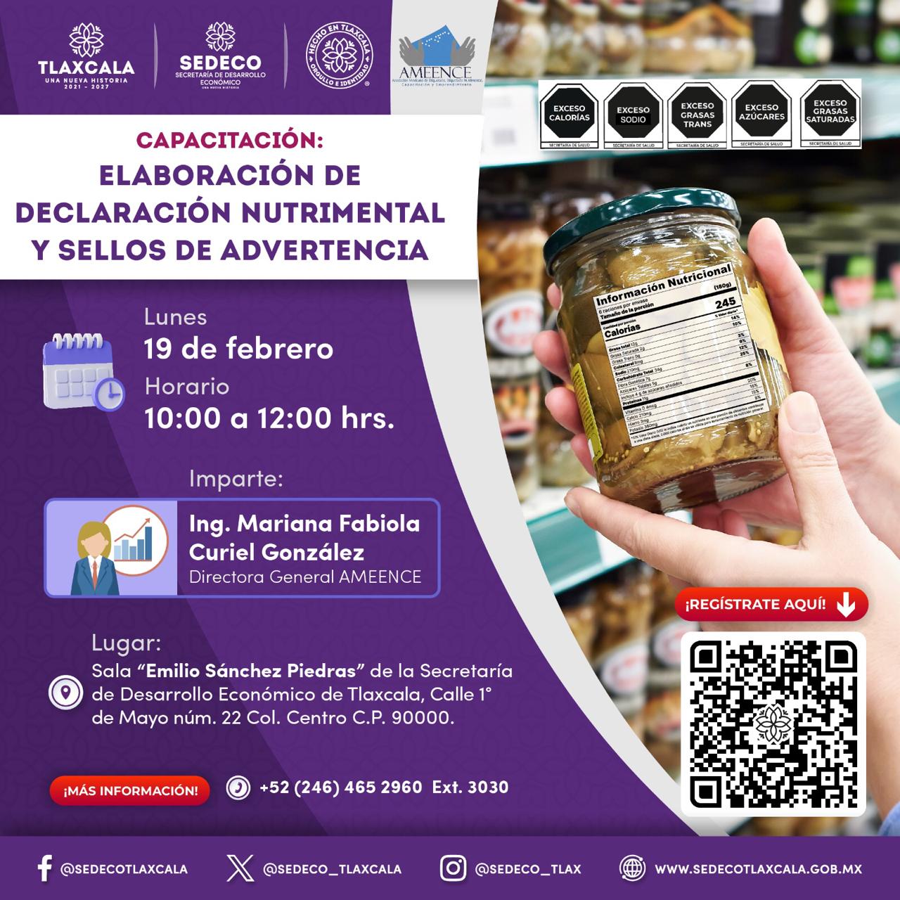 Invita gobierno municipal a emprendedores de Huamantla a capacitaciones de Sedeco